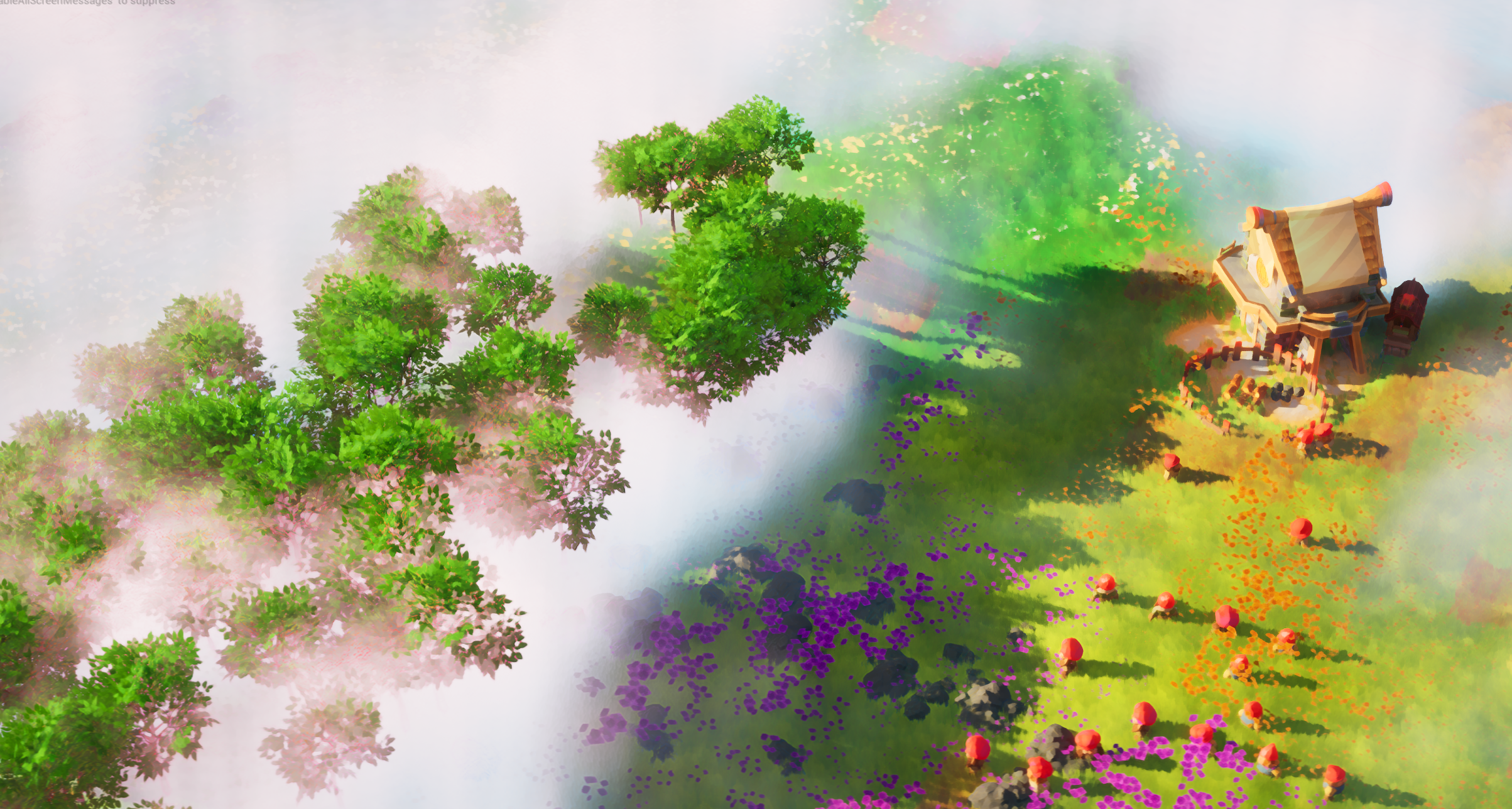 In-Game Screenshot Layered Meshes