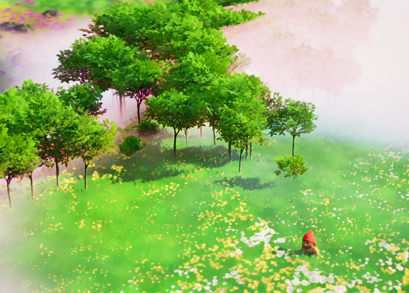 In-Game Screenshot Layered Meshes