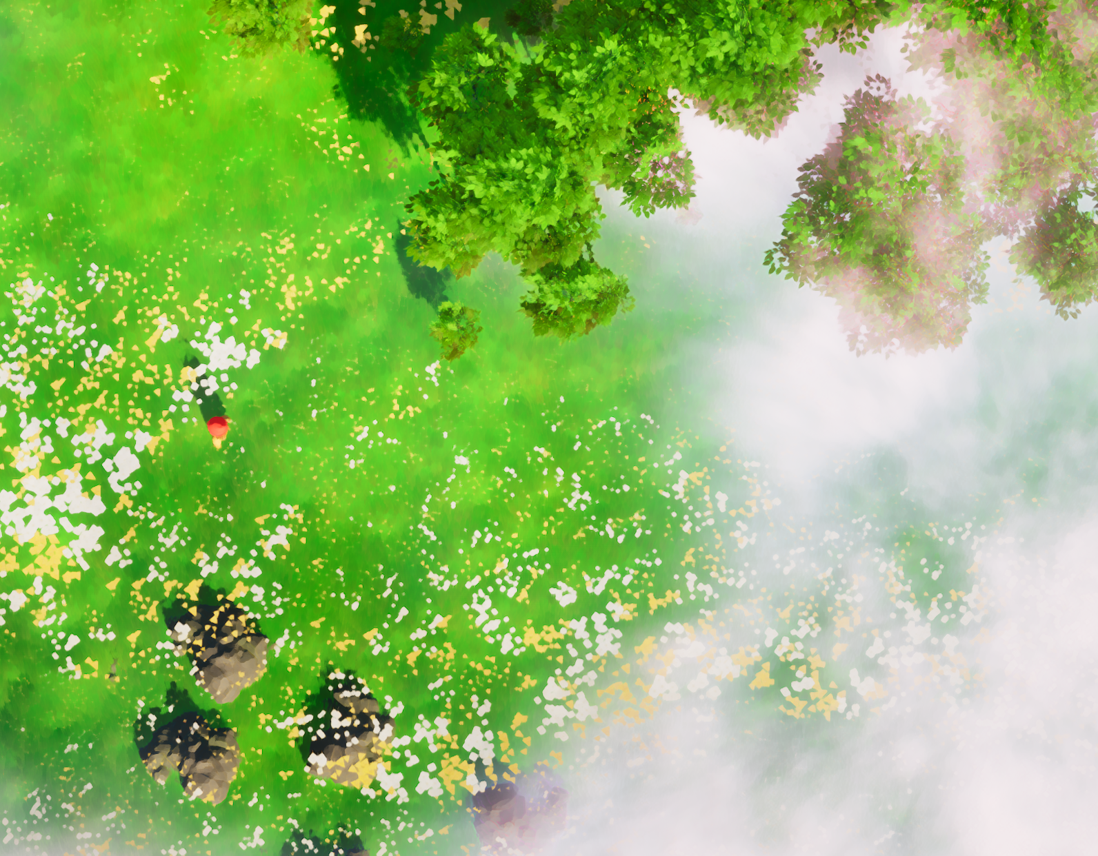 In-Game Screenshot Layered Meshes